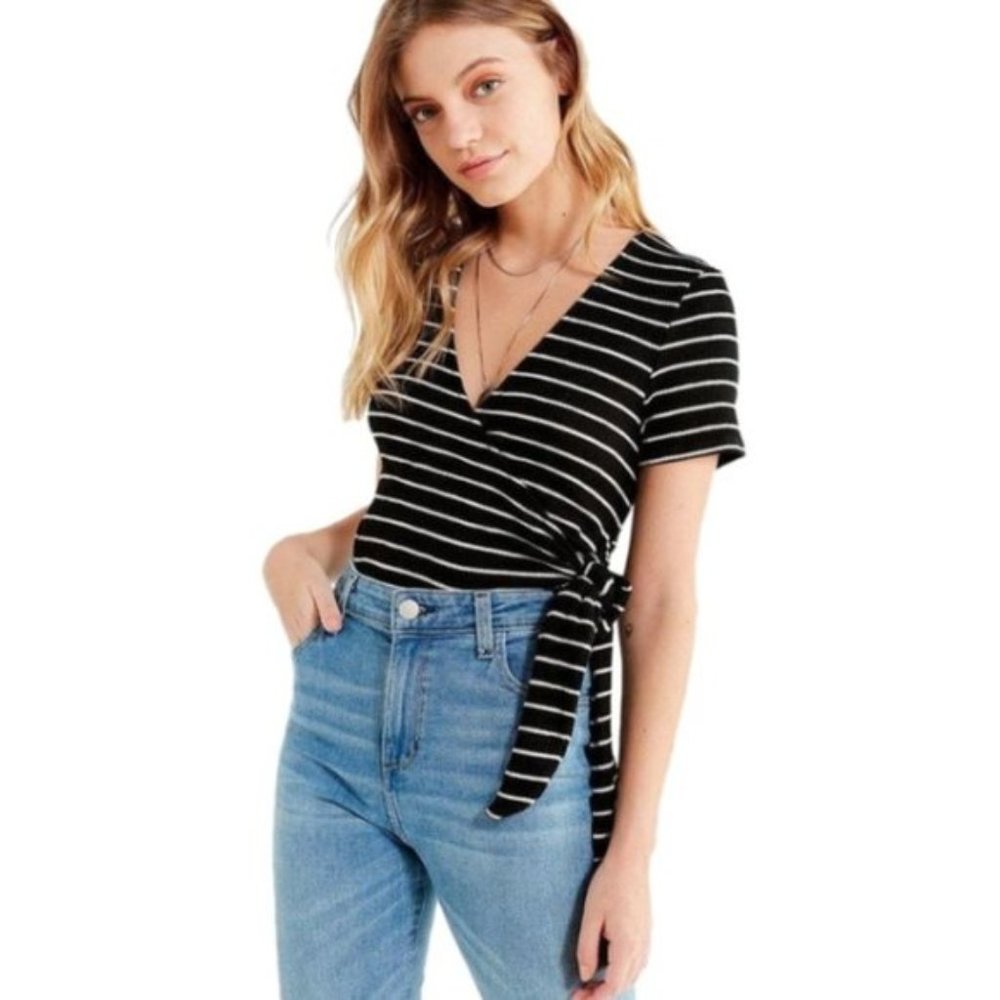 Project Social T | Urban Outfitters Wrap Top